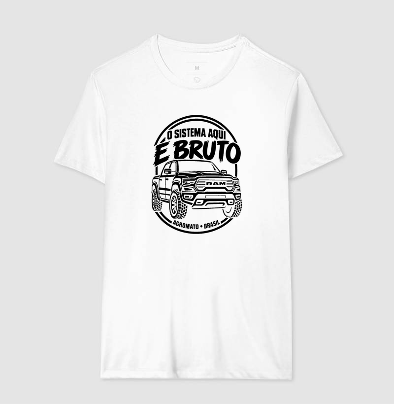 Camiseta O Sistema Aqui é Bruto - Imagem 6