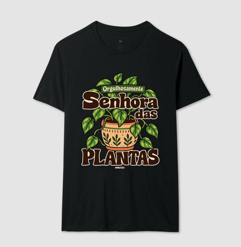 Camiseta Orgulhosamente Senhora das Plantas - Imagem 2