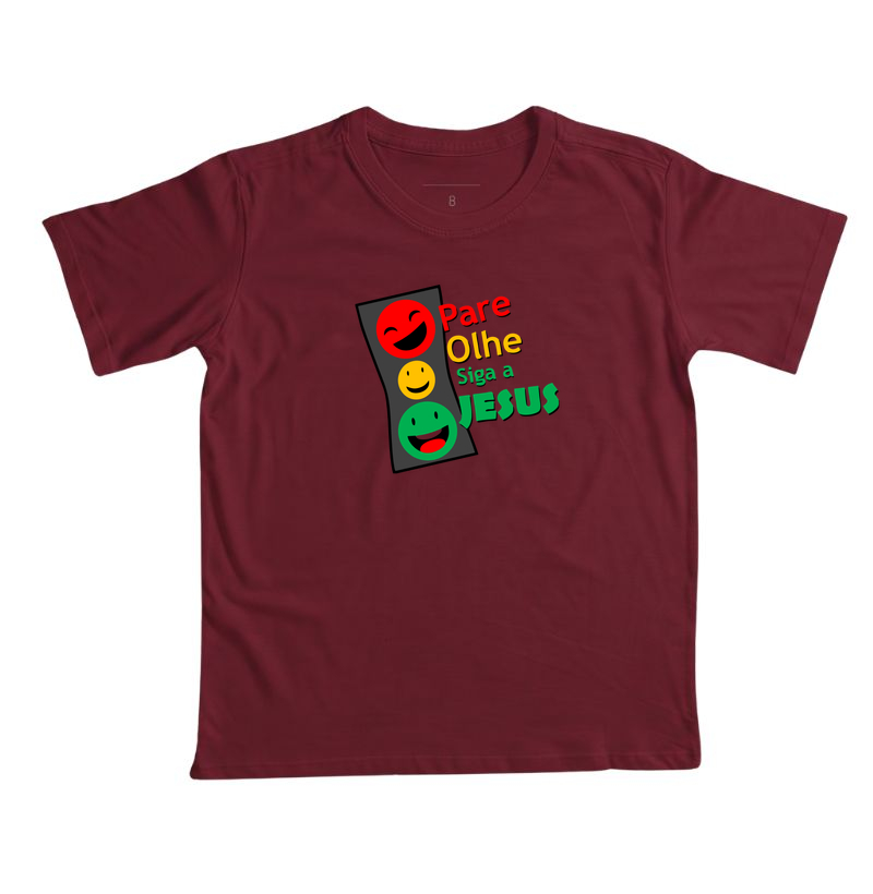 Camiseta Pare, Olhe, siga a Deus - Imagem 7