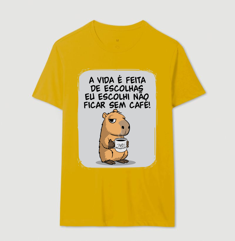 Camiseta Capivara Café - Imagem 14