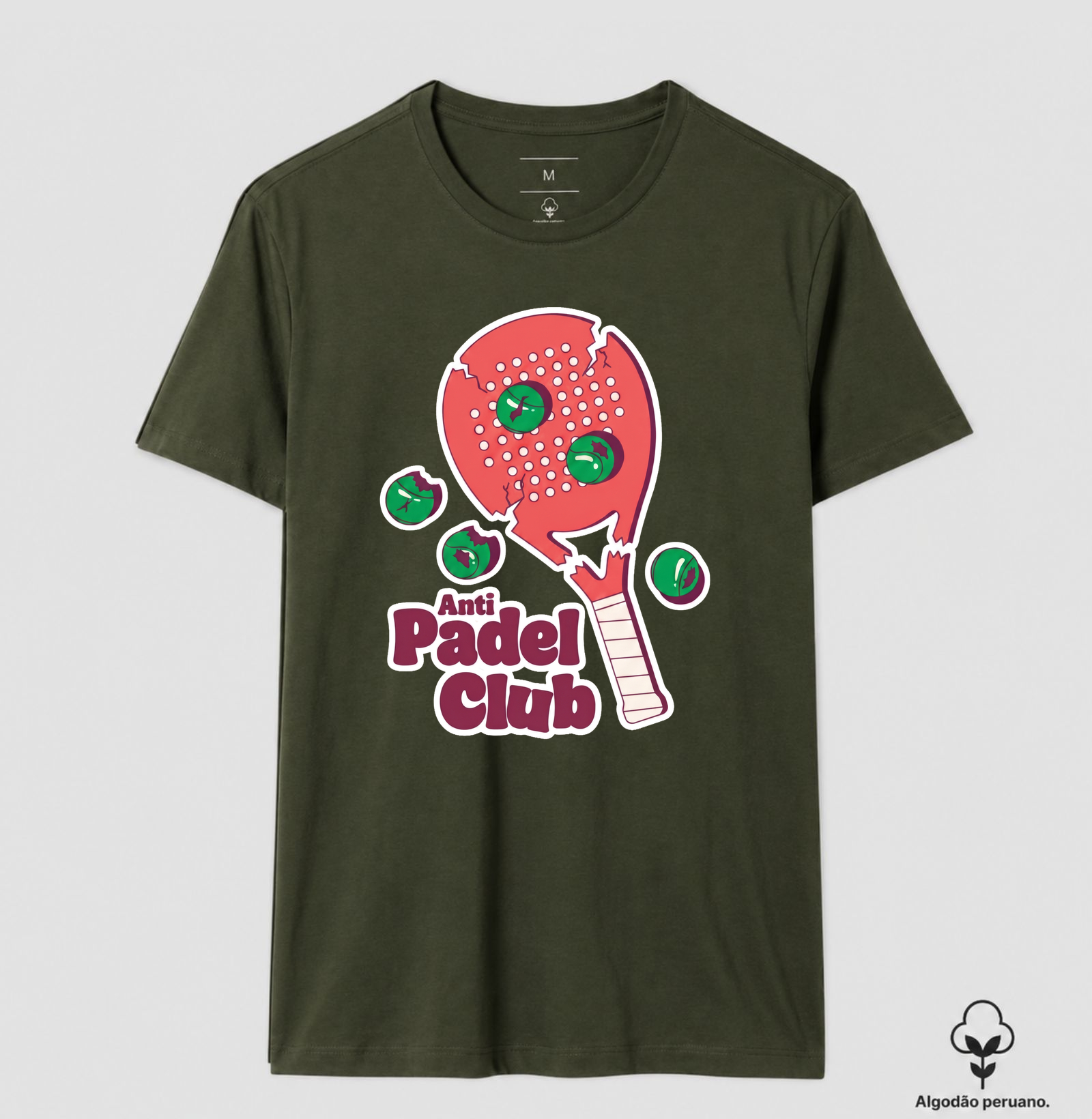 Camiseta Anti Padel Club Raquete Quebrada - Imagem 5