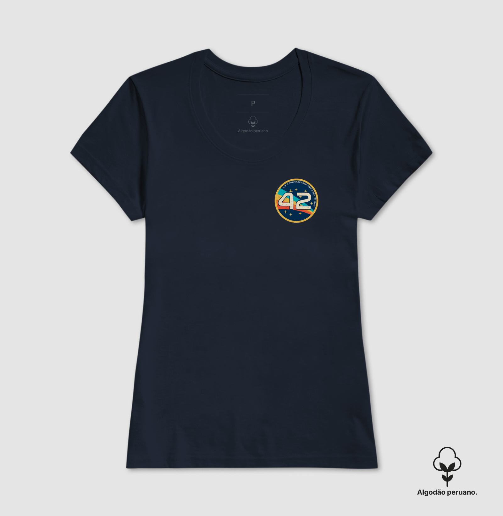 Camiseta 42 Nasa Retro Algodão Peruano - Imagem 2