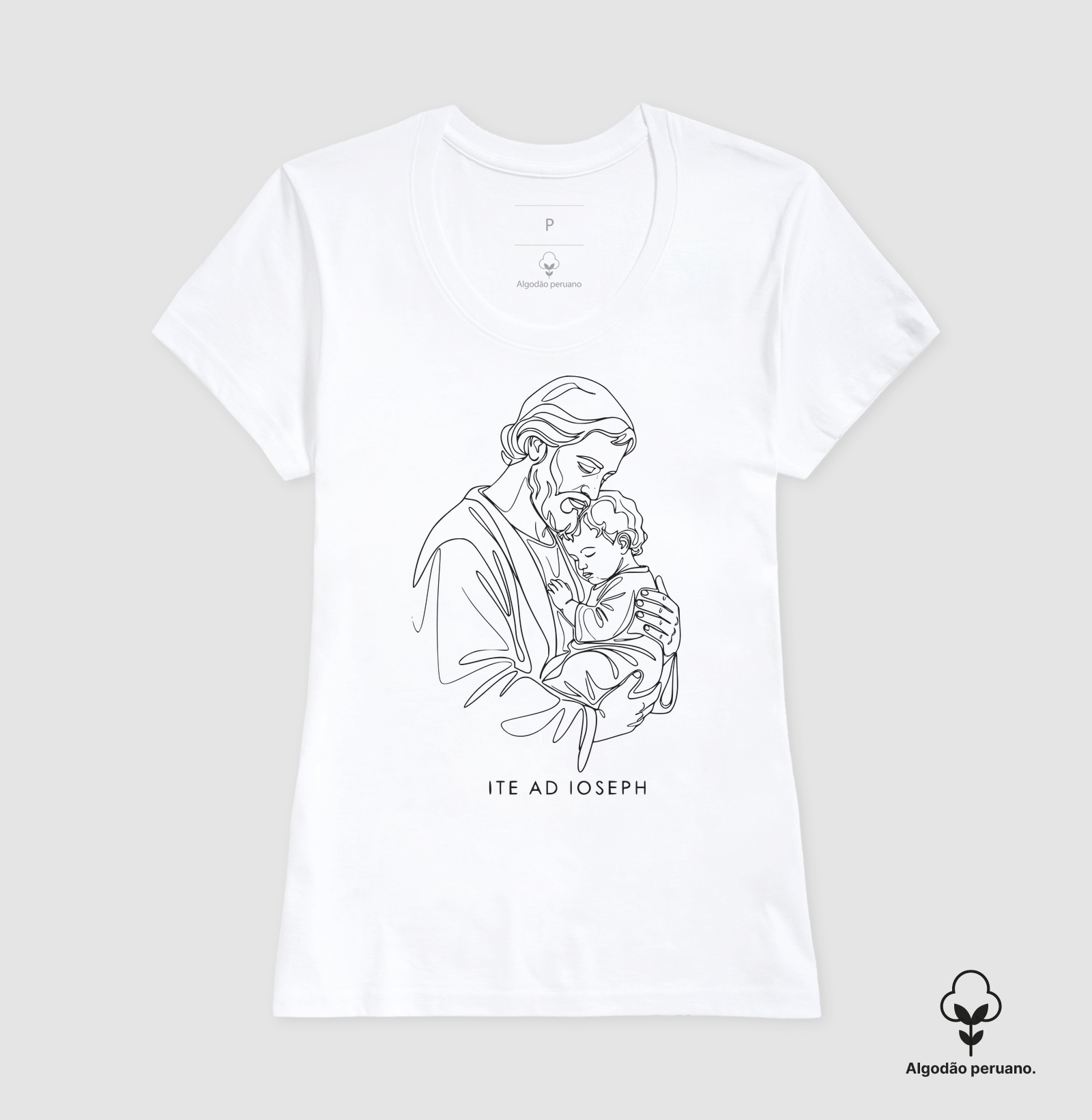 São José Ite Ad Ioseph Lineart - Imagem 6