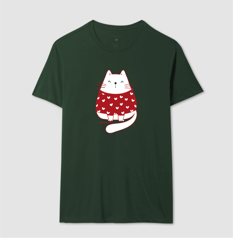 Gata branca de suéter vermelho - Imagem 13