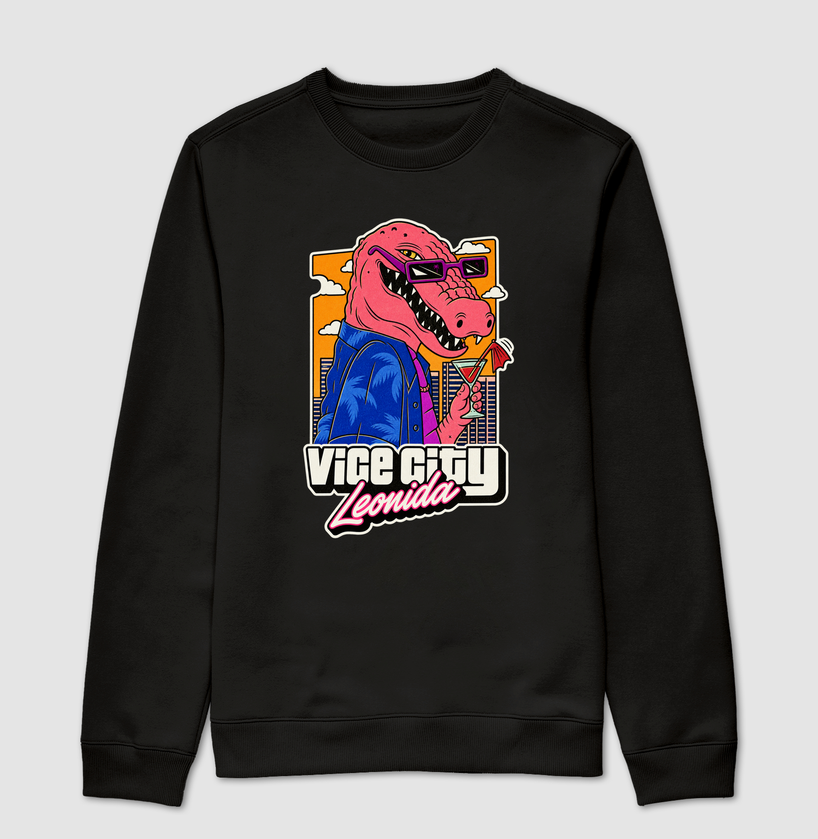 Suéter Moletom Jason (GTA VI / Vice City / Leonida) - Jacare Drink - Imagem 4