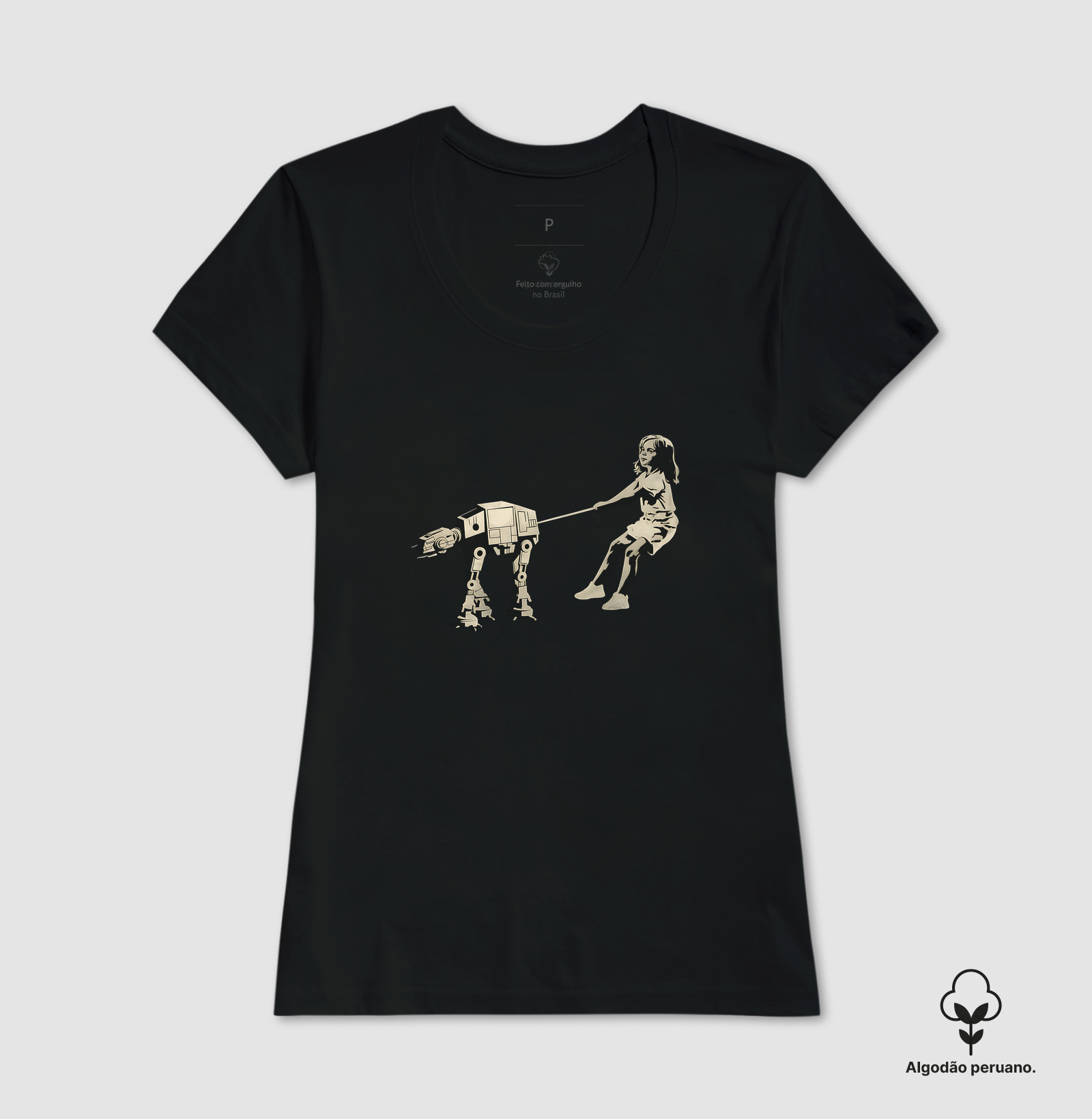 Camiseta Algodão Peruano Não é pra esse lado! - Imagem 3