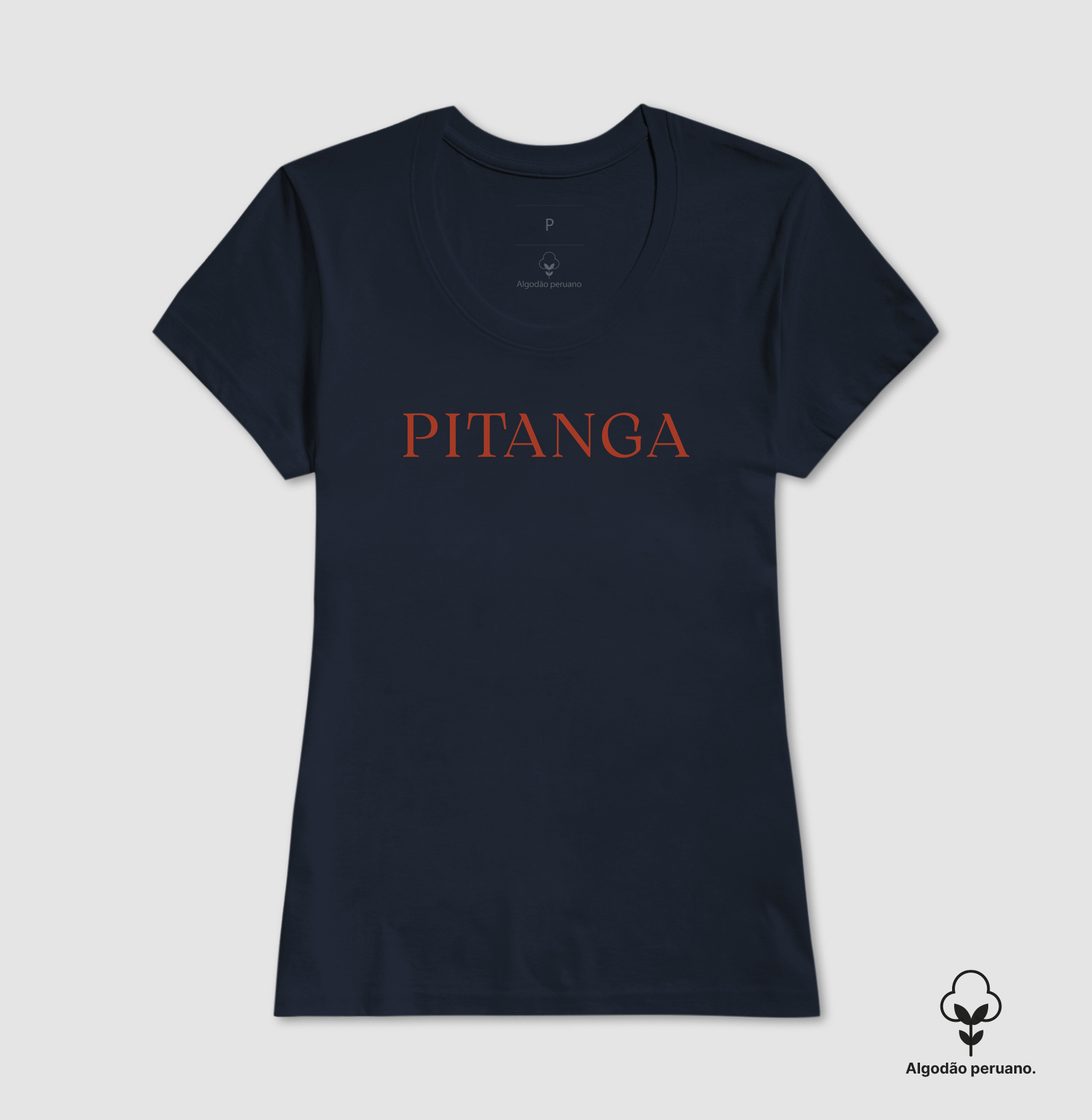 Camiseta Unissex em Algodão Estampa "PITANGA" – Versatilidade & Sofisticação Minimalista - Imagem 5