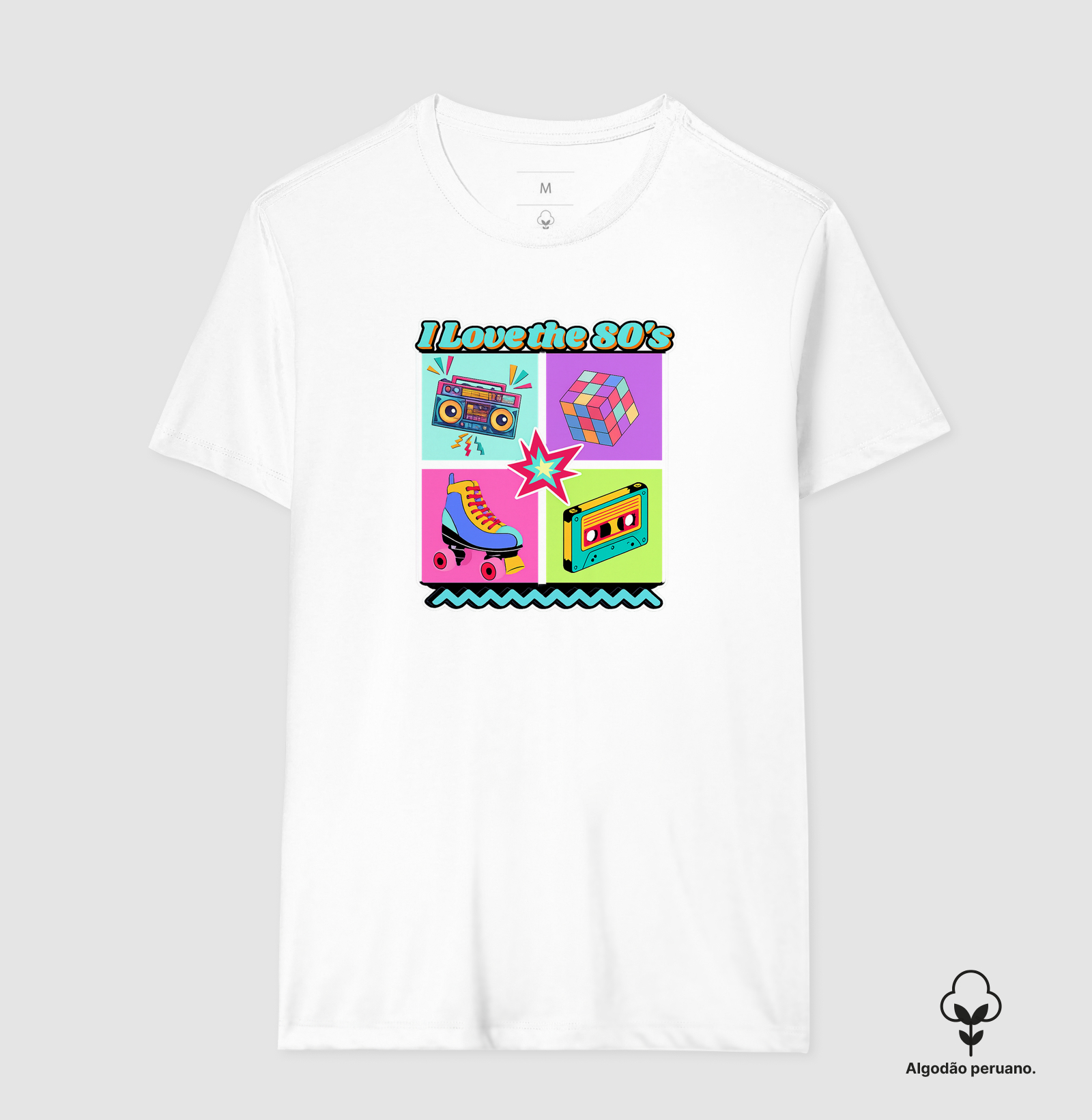 Camiseta retro Cubo Mágico - Imagem 5
