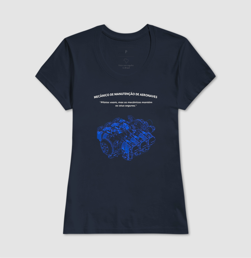 Camiseta Mecânico de Manutenção de Aeronaves - Imagem 7