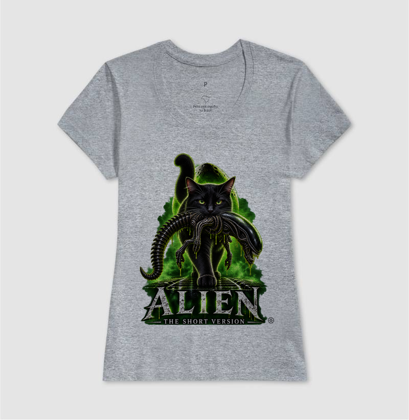 Camiseta Alien – The Short Version Gatos (pretinho) - Imagem 9