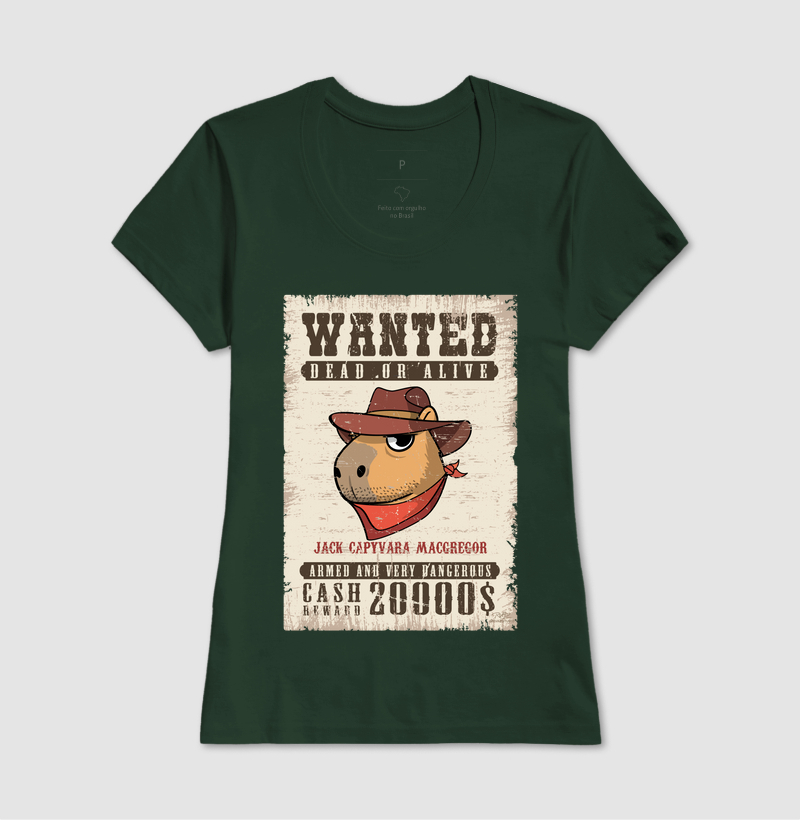 Camiseta Wanted Capivara - Imagem 13