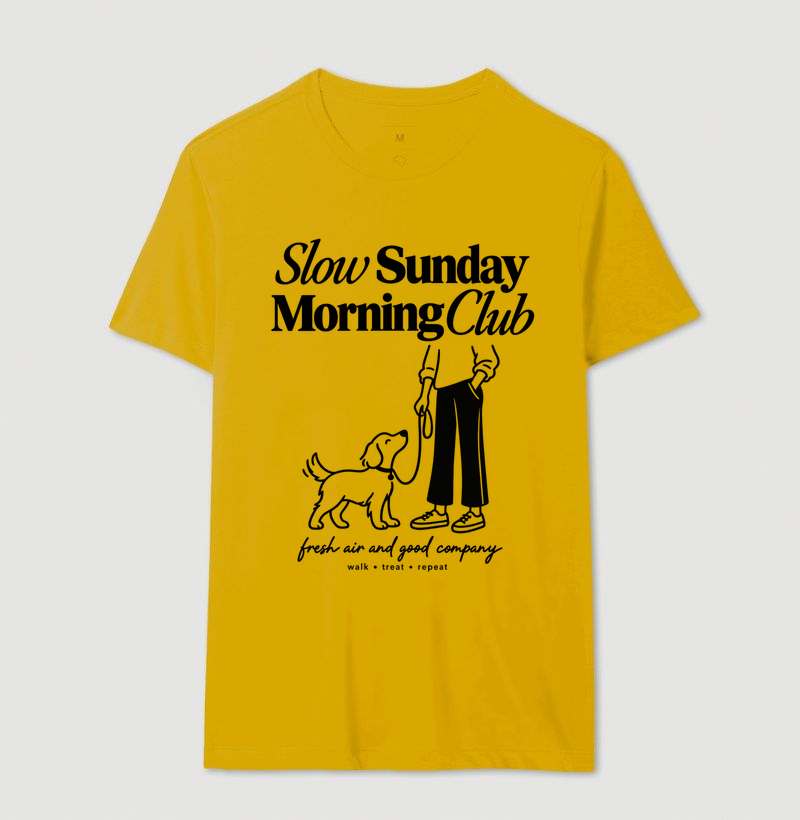 Camiseta Slow Sunday Morning Club - Imagem 14