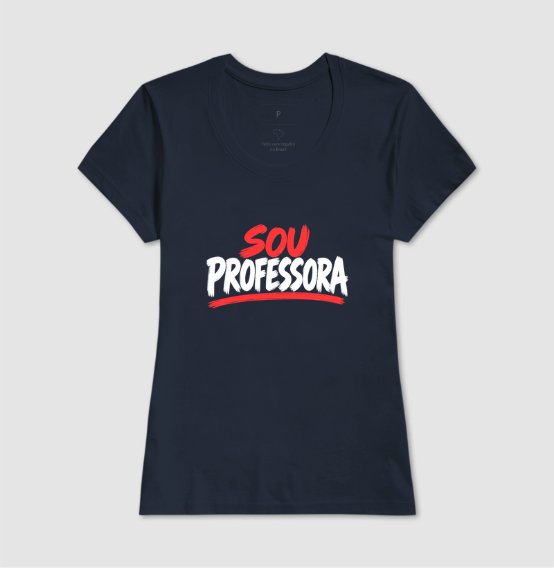 Camiseta Sou Professora - Letras Brancas - Imagem 8