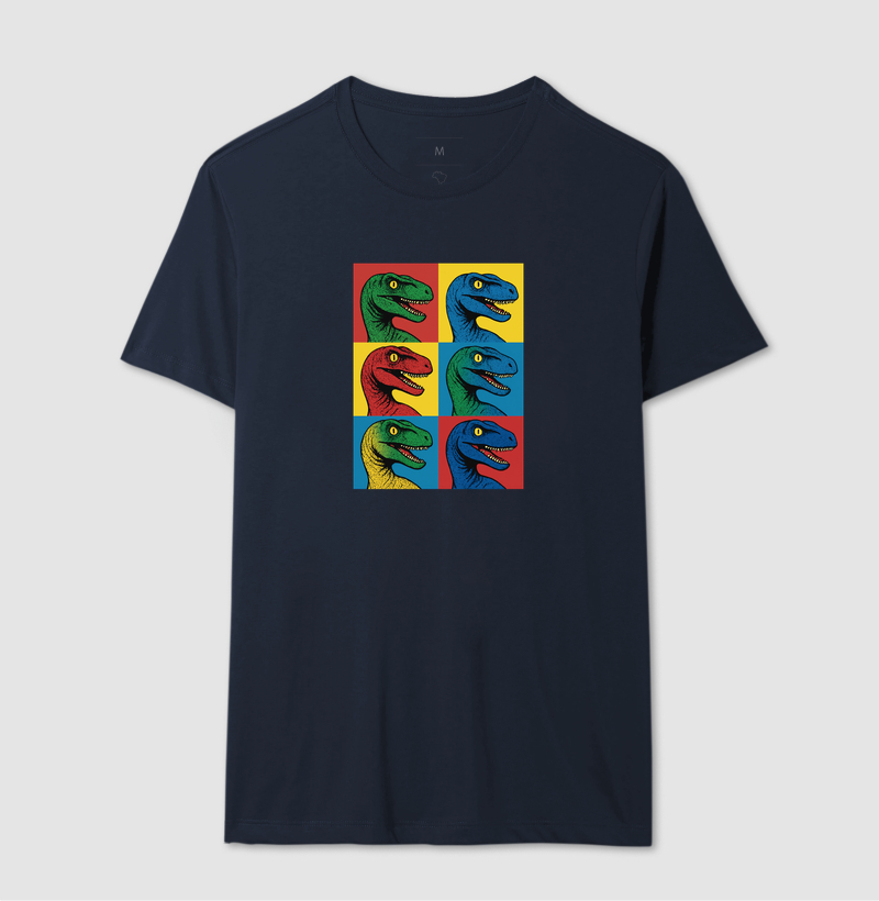 Camiseta Dino Pop Velociraptor - Imagem 8