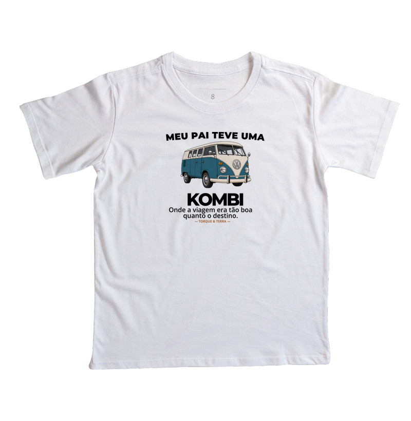 Meu pai teve uma - KOMBI - azul com branco - Imagem 2