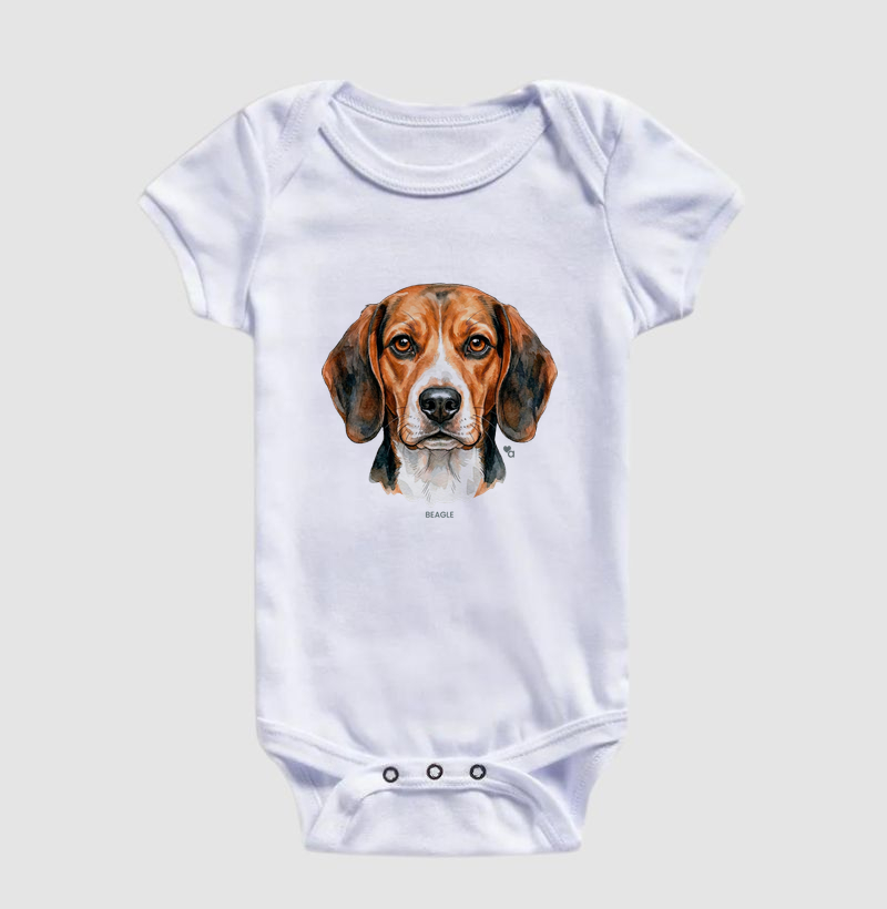 Cães - Beagle - Body Infantil - Imagem 5
