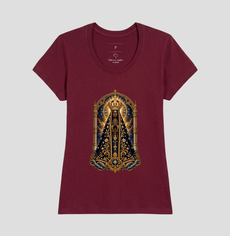 Nossa Senhora Aparecida — Portal Arqueado Celestial e Luz Dourada - Imagem 19