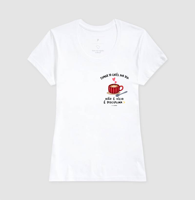 Camiseta 10 Cafés por Dia (estampa P) - Imagem 5