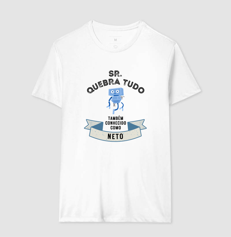 Camiseta Infantil Sr. Quebra Tudo — Neto - Imagem 3