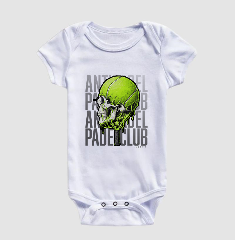 Camiseta Anti-Padel Caveira Prata - Imagem 3