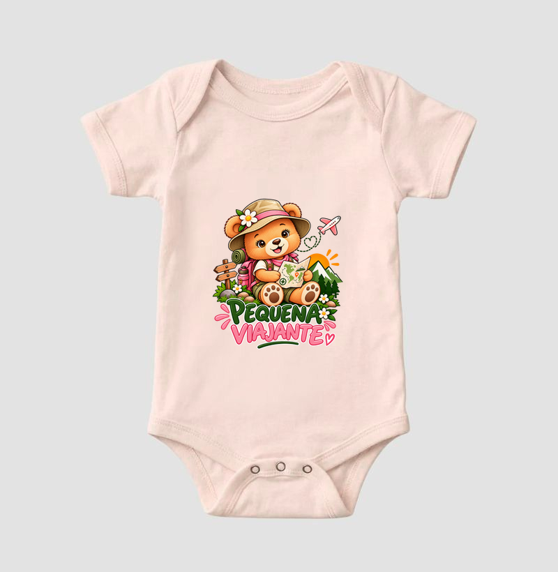 Body Infantil | Pequena Viajante - Menina  - Imagem 3