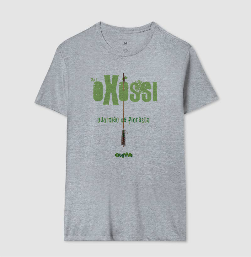 camiseta OXÓSSI guardião da floresta masculina - Imagem 6