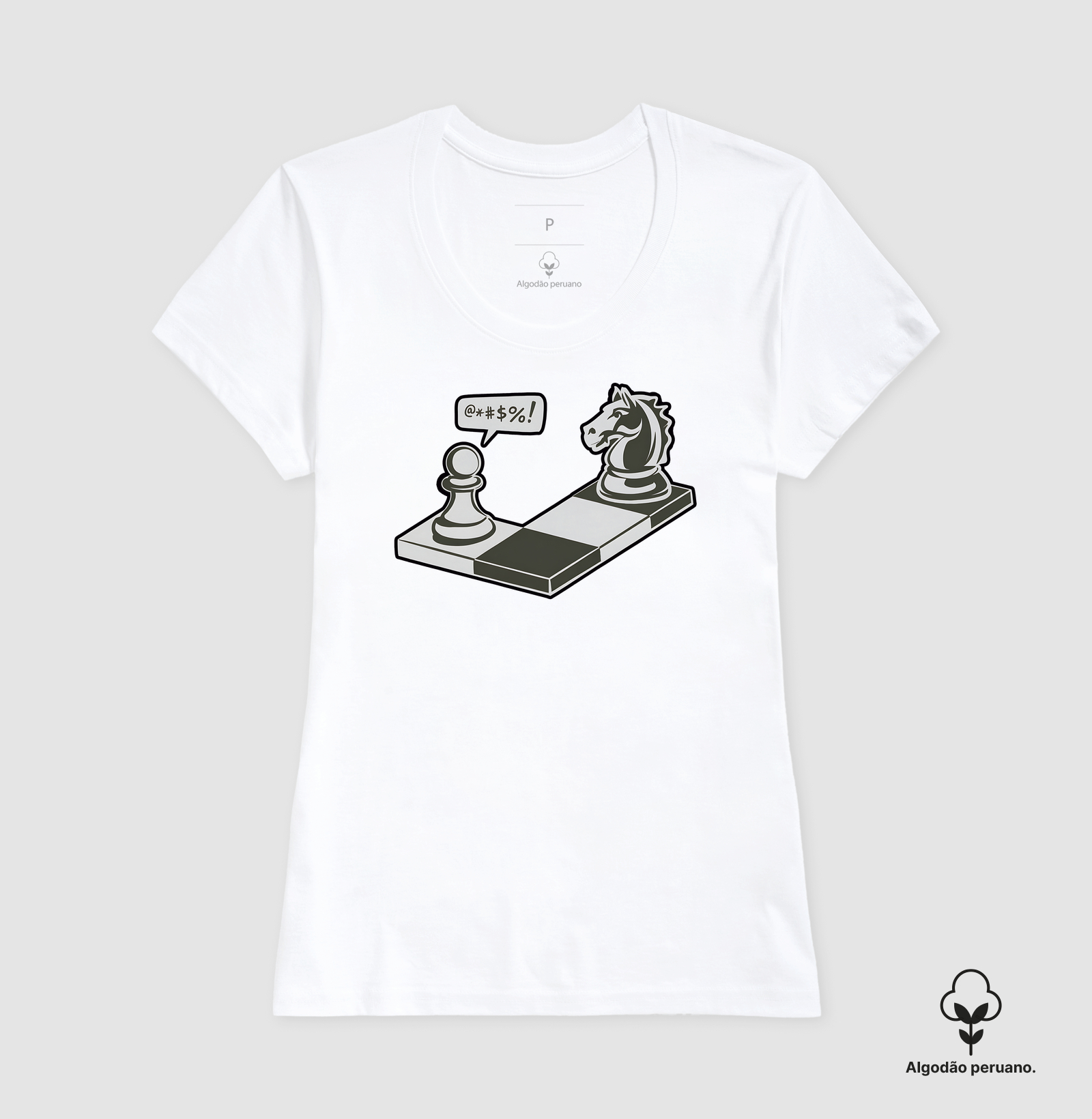Camiseta Algodão Peruano Peão Indignado - Imagem 5