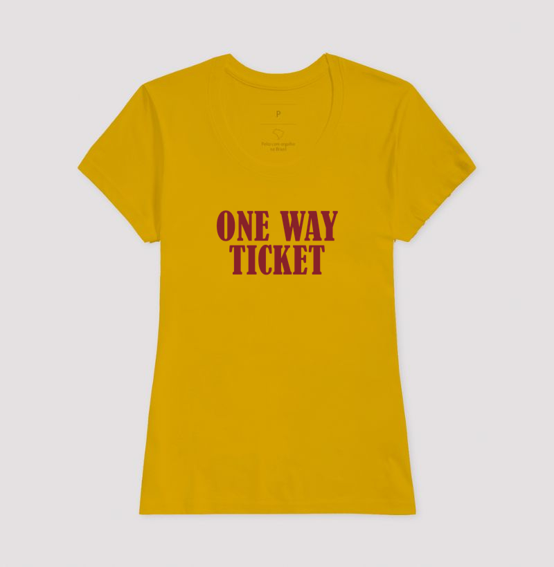 Camiseta One Way Ticket - Imagem 15