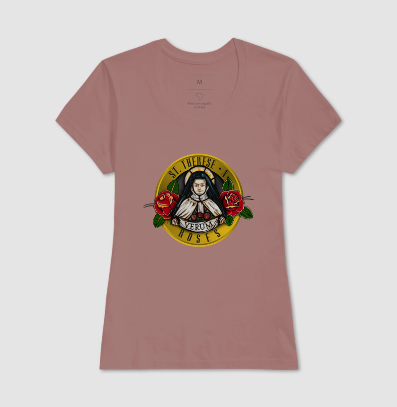 Camiseta Terezinha N’ Roses – Santa Teresinha do Menino Jesus | Camiseta Irreverente Verum - Imagem 11
