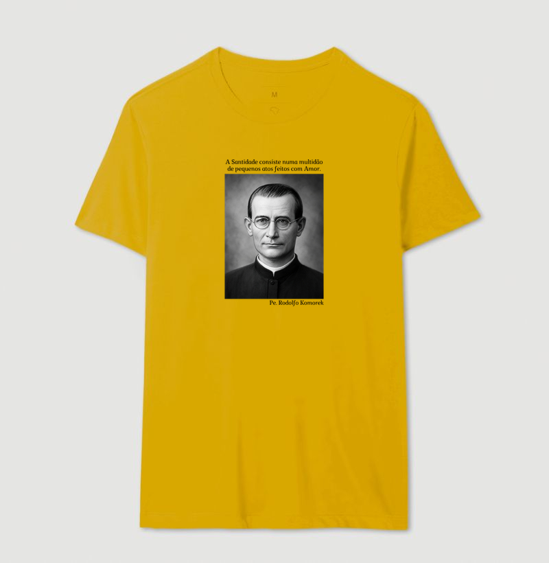 Camiseta Pe. Rodolfo Komorek (Preto e Branco) - Imagem 12