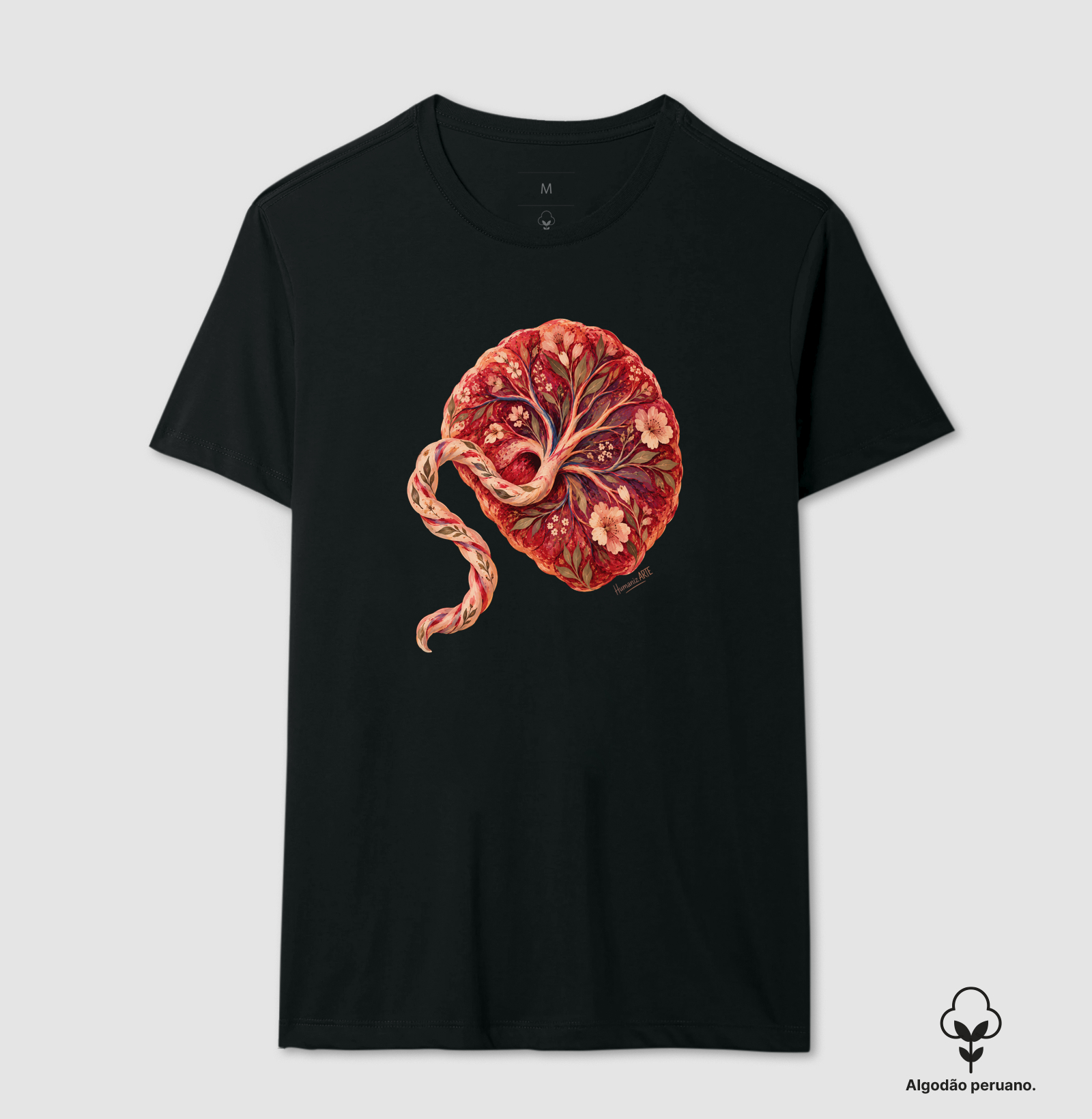 Placenta Árvore da Vida Algodão Peruano - Imagem 5
