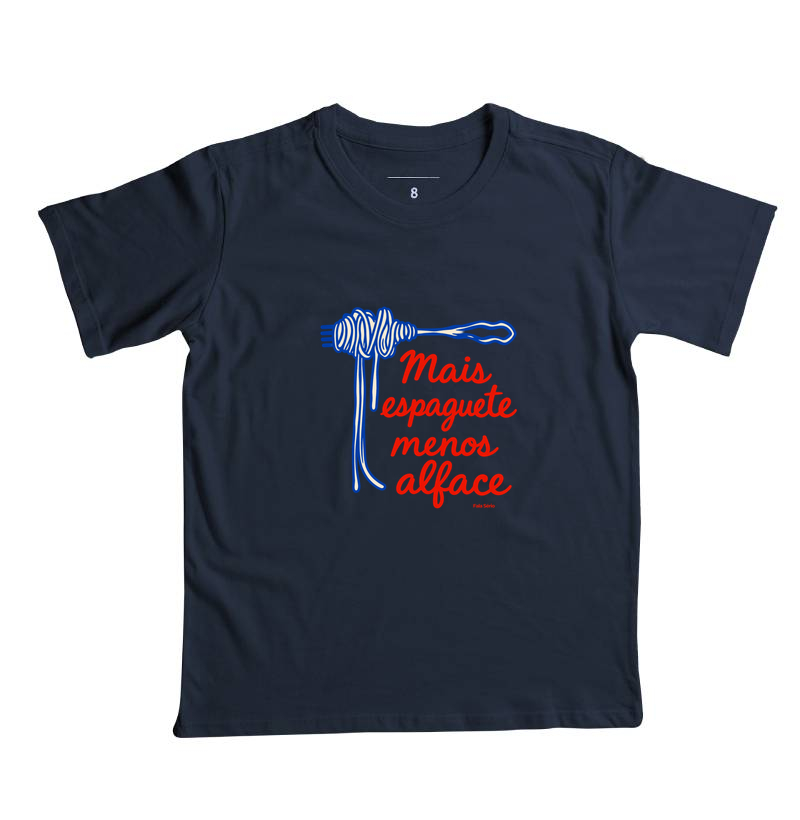 Camiseta Infantil Mais Espaguete  - Imagem 4