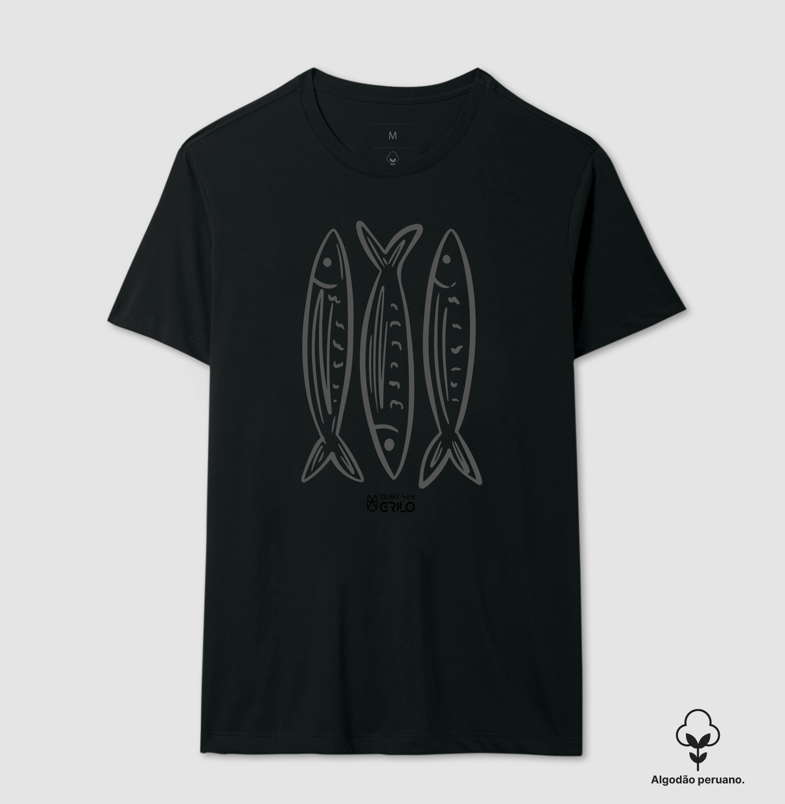 Camiseta Algodão Peruano - Peixe - Imagem 4