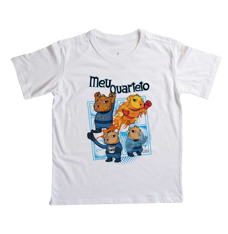 Camiseta Capivara Quarteto - Imagem 5