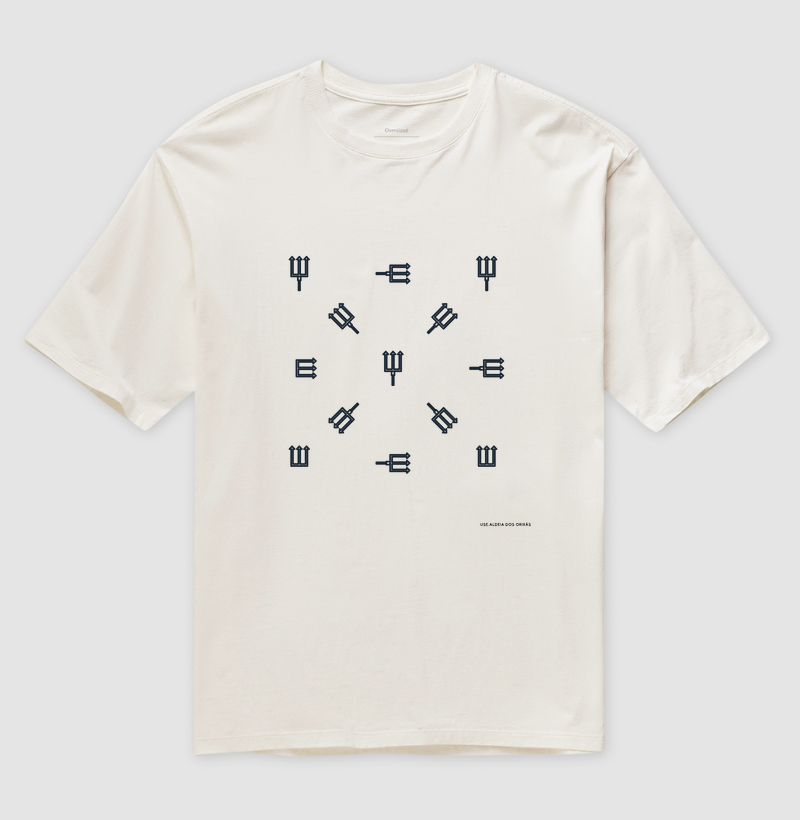 Tridente de Exú - Camiseta Oversized