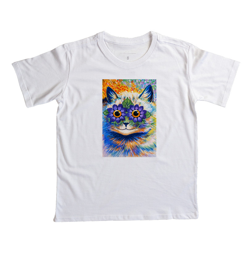 Psychedelic Flower Cat -  Louis Wain - Imagem 3