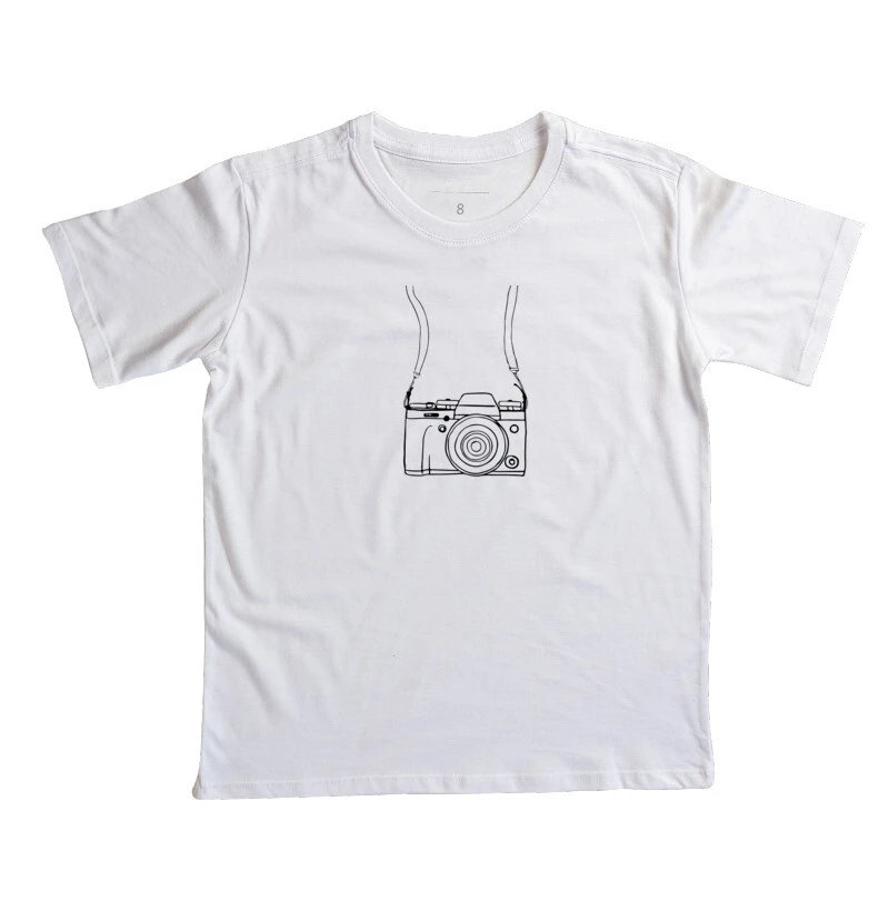 Camiseta mini câmera fotográfica - Imagem 2