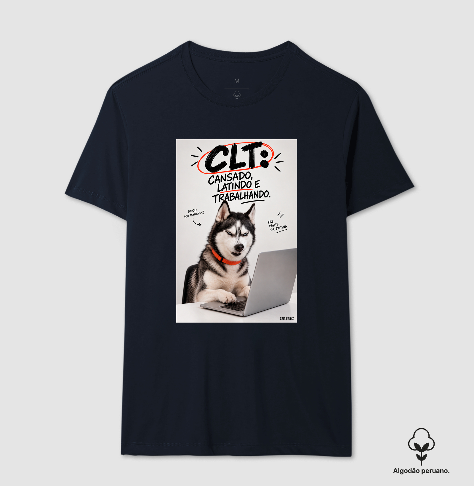 🐺💻 CLT — Cansado, Latindo e Trabalhando! 🐾😂 Husky - Imagem 9
