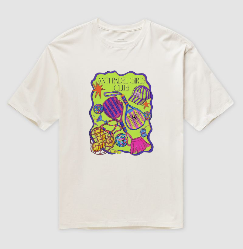 Camiseta Feminina Anti Padel Girls Club Retrô - Imagem 4