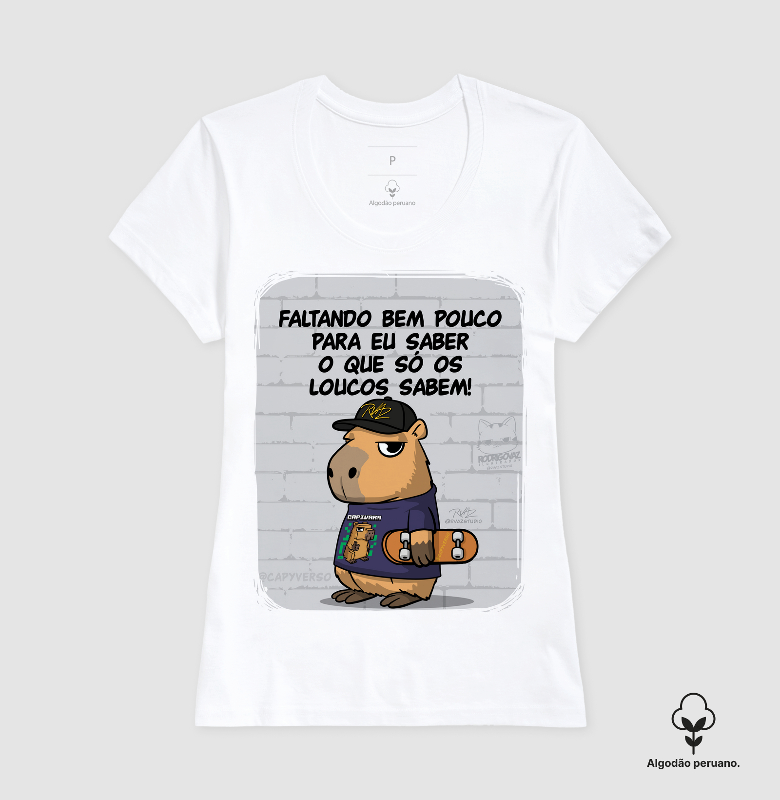 Camiseta Capivara só os loucos - Imagem 5