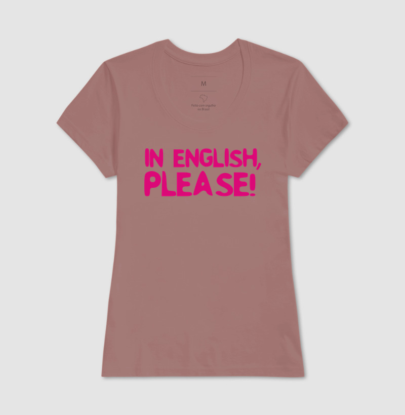 Camiseta | In English Pink - Imagem 11