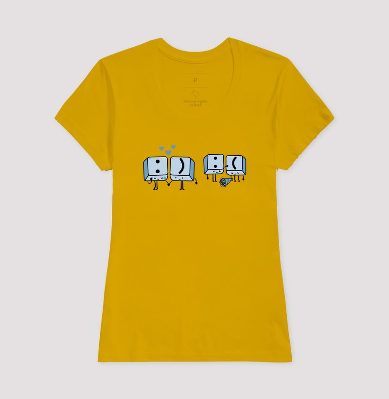 Camiseta sentimentos das teclas - Imagem 11