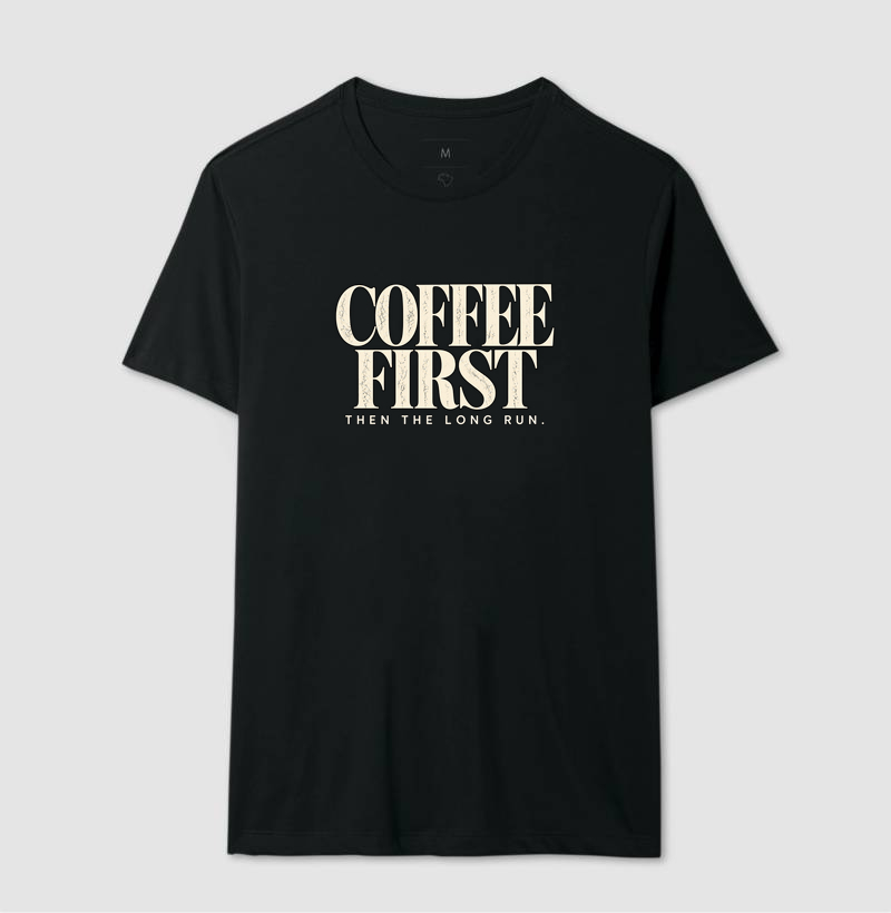 Camiseta Corrida - Coffee First Then The Long Run - Imagem 2