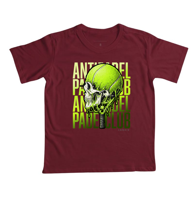 Camiseta Anti-Padel Caveira Verde - Imagem 5