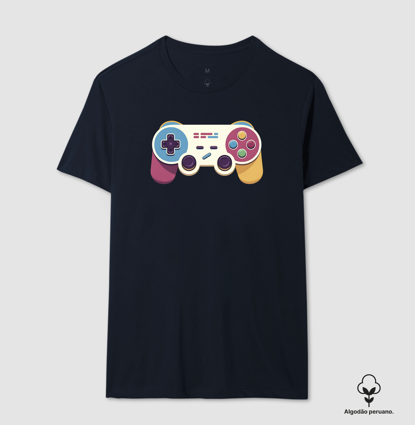 Camiseta Algodão Peruano Press Start - Imagem 4