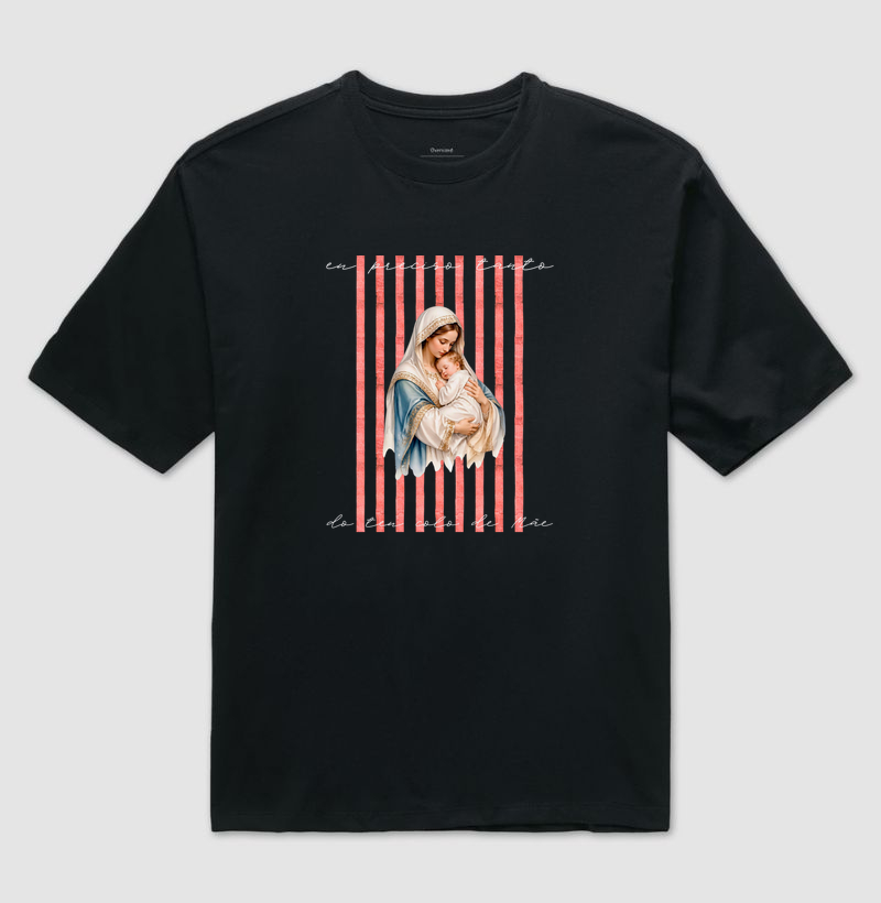 Camiseta Oversized Eu Preciso Tanto do Teu Colo de Mãe - Imagem 2