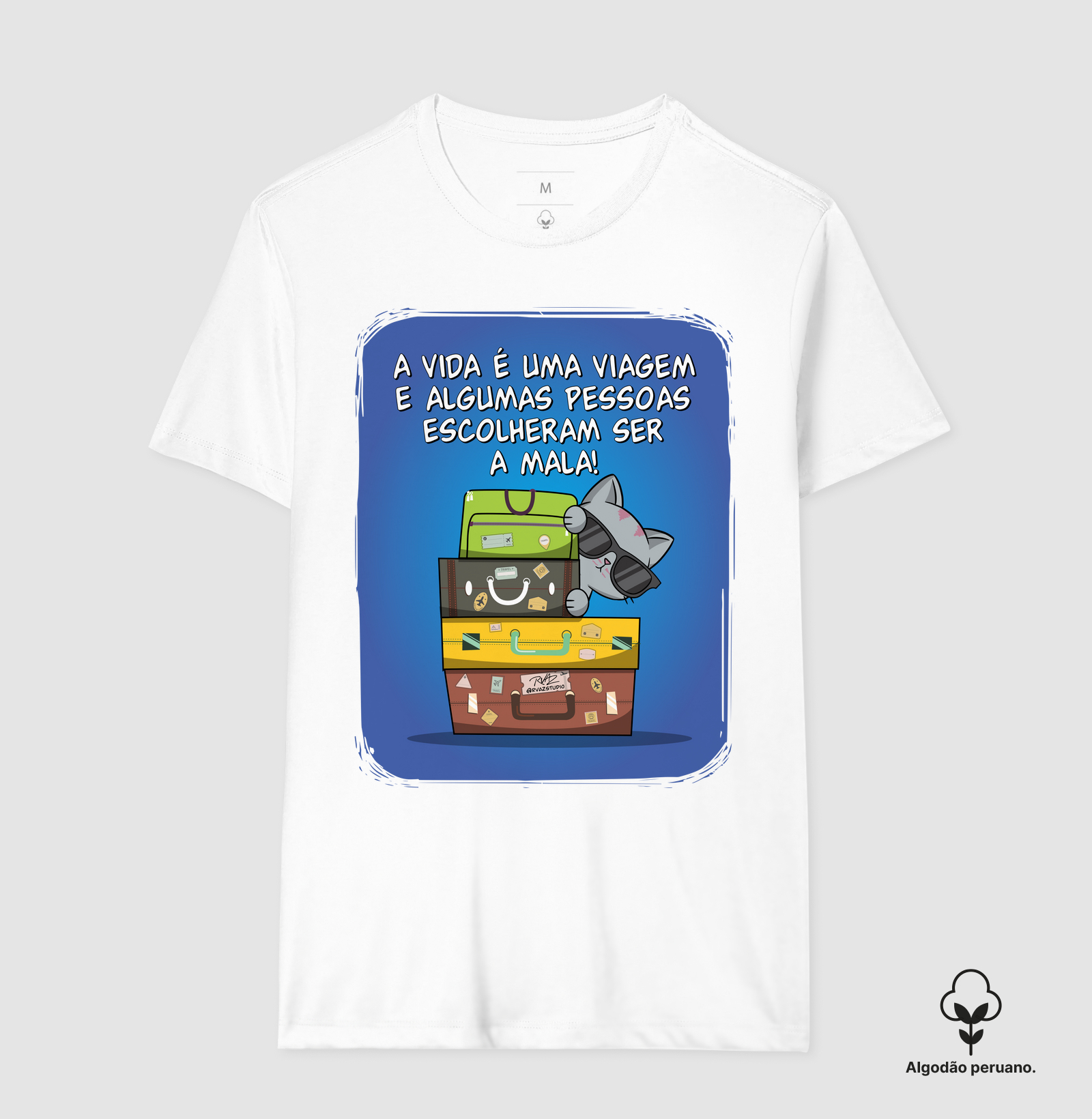 Camiseta Gato Sincero Mala - Imagem 4