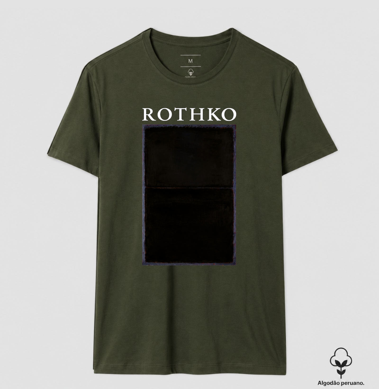 Camiseta Mark Rothko Abstrata Algodão Peruano - Imagem 4