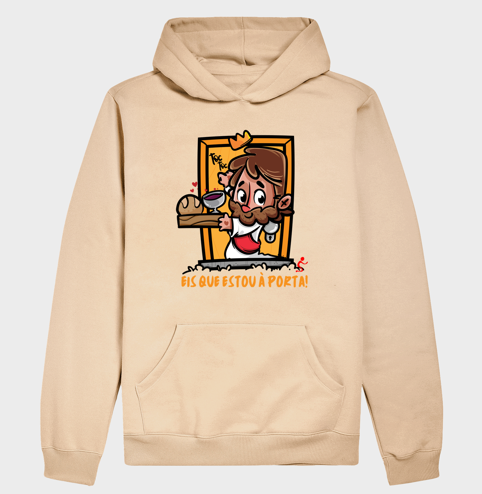 Hoodie Moletom Cristão Jesus Está à Porta - Imagem 5