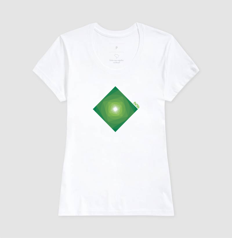 T-SHIRT "INFINITA FANTASIA" / VERDE MINIMAL